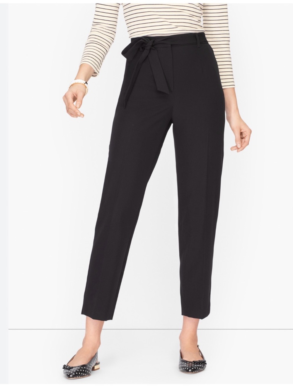 Talbots NWT TIE WAIST PANT SIZE 8
